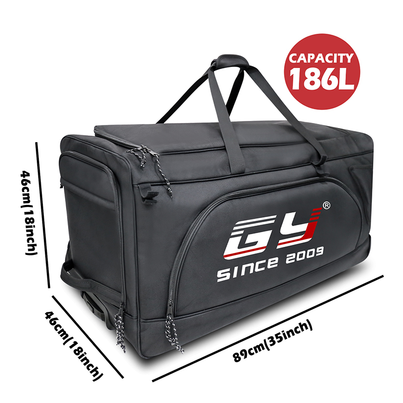 Borsa per attrezzatura da hockey su ghiaccio grande personalizzato con ruote