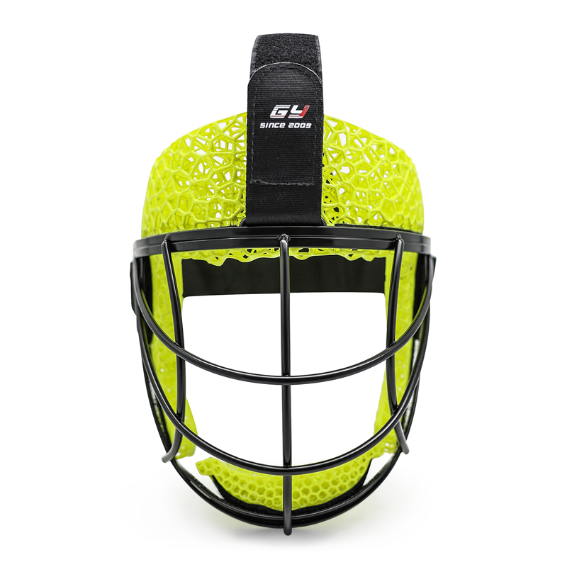Maschera angolare difensiva di hockey in metallo in metallo stampato 3D personalizzato