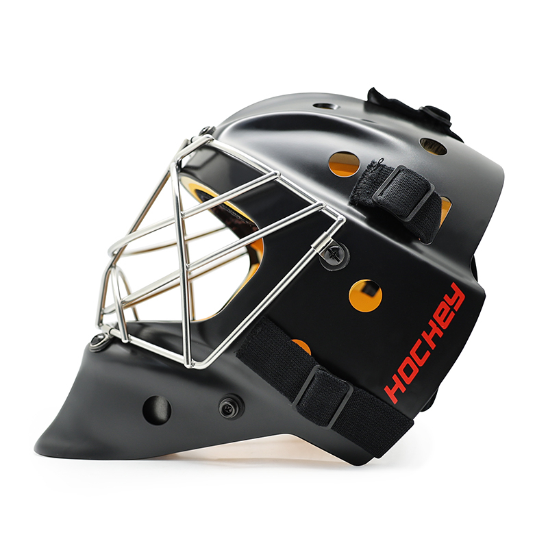 Casco portiere protettivo per la sicurezza in acciaio bianco