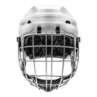 Casco da hockey su ghiaccio con fodera stampata in 3D Lattice