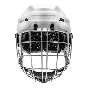 Casco da hockey su ghiaccio con fodera stampata in 3D Lattice