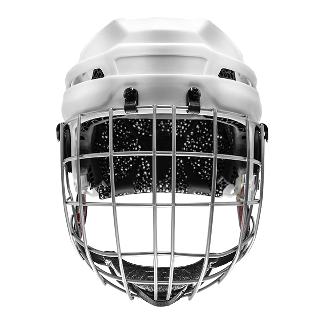 Casco da hockey su ghiaccio con fodera stampata in 3D Lattice