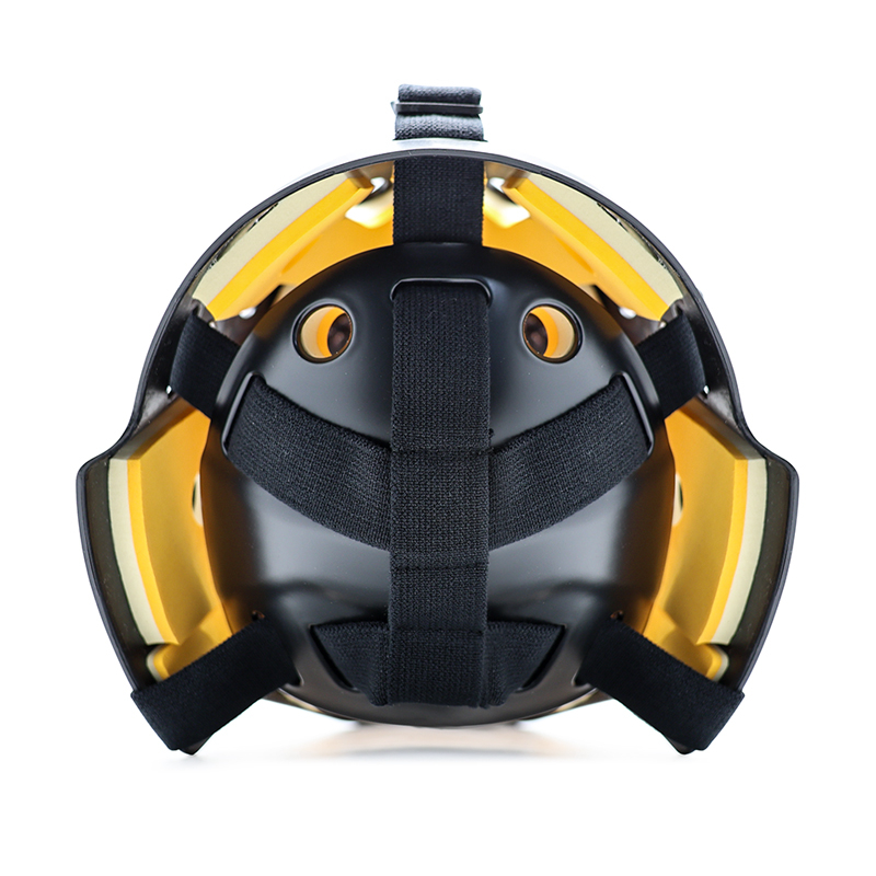 Casco portiere protettivo per la sicurezza in acciaio bianco