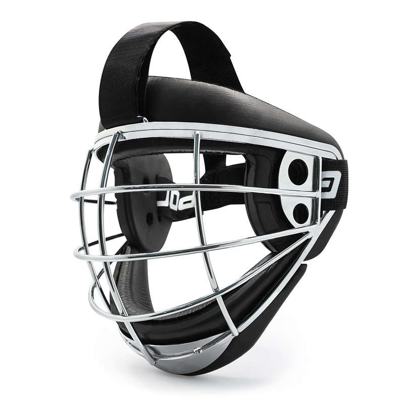 Maschera a faccia piena per hockey in acciaio inossidabile per angoli
