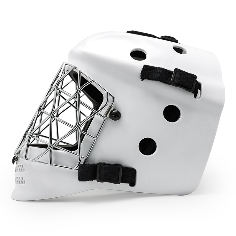 Casco da portiere Ringette leggero e resistente con vestibilità comoda