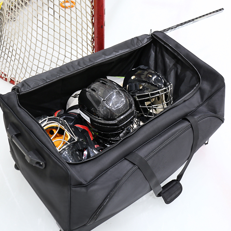 Borsa per attrezzatura da hockey su ghiaccio grande personalizzato con ruote