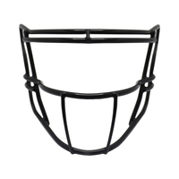 Maschera facciale per casco da football americano in ferro nero