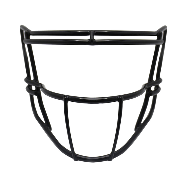 Maschera facciale per casco da football americano in ferro nero