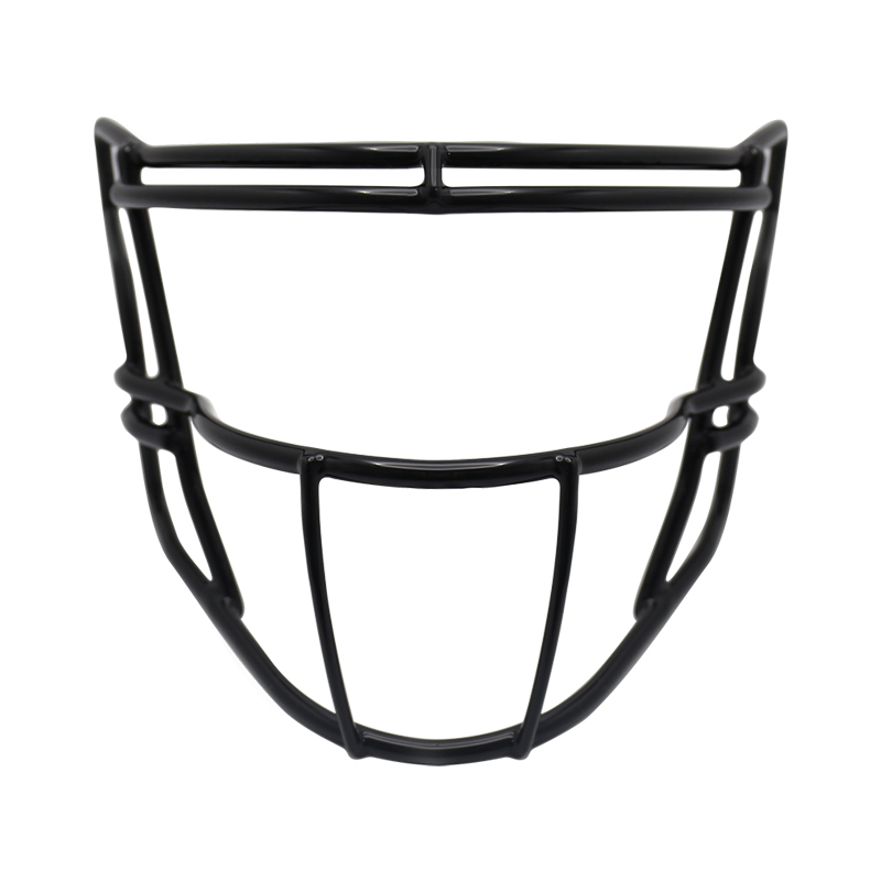 Maschera facciale per casco da football americano in ferro nero