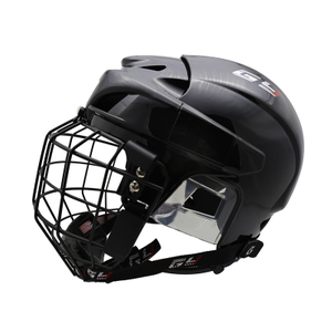 Casco da hockey su ghiaccio con protezione media regolabile per la testa