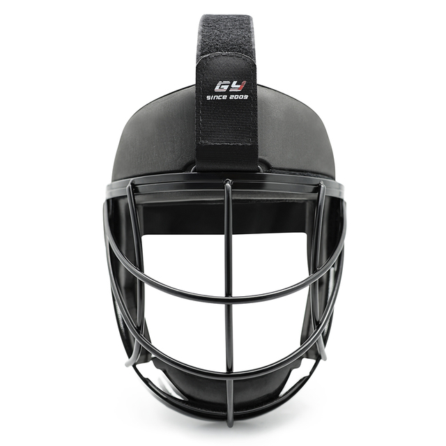 Maschera per giocatori di difesa di Hockey Hockey Black Metal Eye Cat-Eye