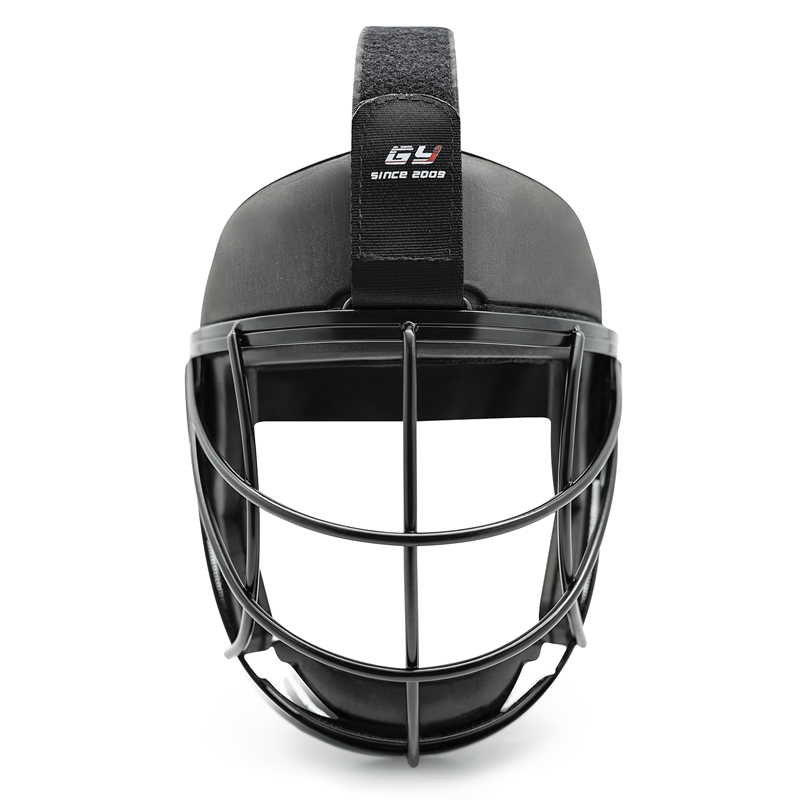 Maschera per giocatori di difesa di Hockey Hockey Black Metal Eye Cat-Eye