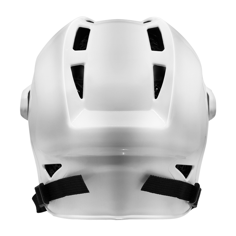 Casco da hockey su ghiaccio con protezione media regolabile per la testa