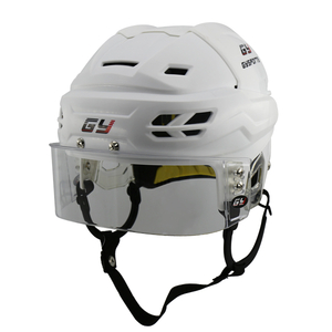 Comodo casco da hockey su ghiaccio con visiera