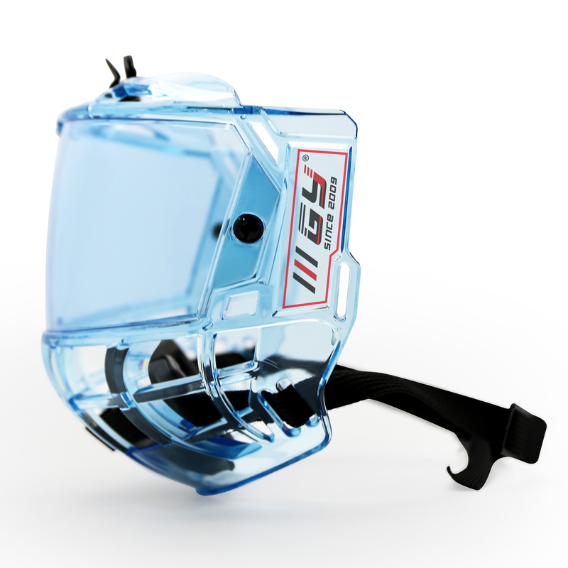Gabbia per hockey su ghiaccio Junior blu XS per casco da hockey su ghiaccio