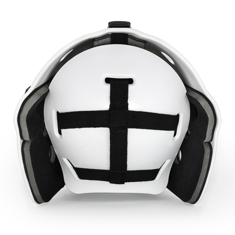 Casco protettivo da portiere per hockey su prato junior ad alto impatto