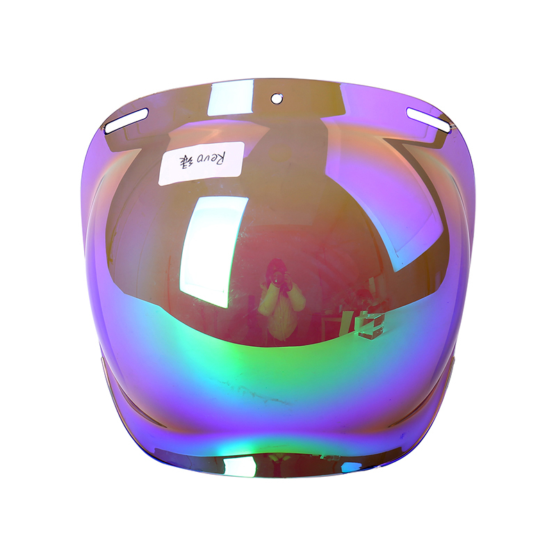 Visiera per casco moto universale Bubble Purple