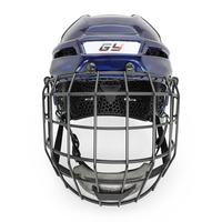 Casco da hockey su ghiaccio con fibra di carbonio in fibra di carbonio originale