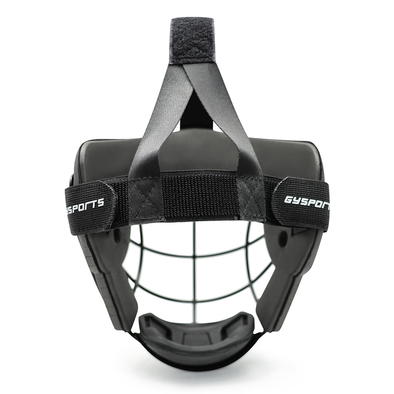 Maschera per giocatori di difesa di Hockey Hockey Black Metal Eye Cat-Eye