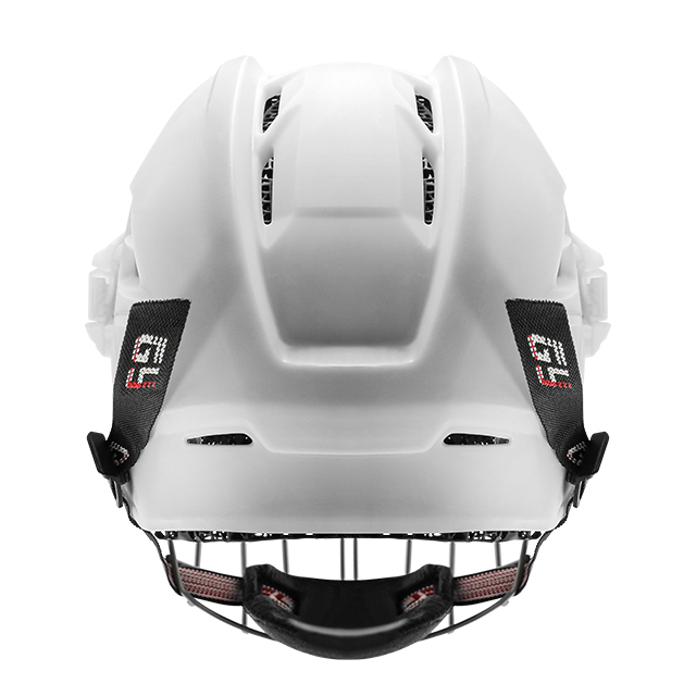 Casco da hockey su ghiaccio con fodera stampata in 3D Lattice