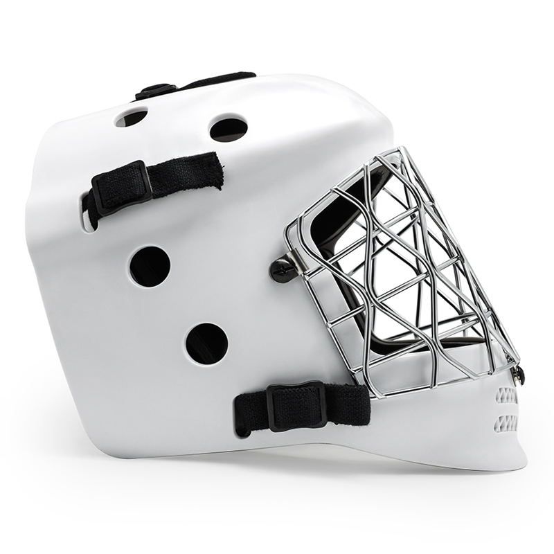 Casco da portiere Ringette leggero e resistente con vestibilità comoda