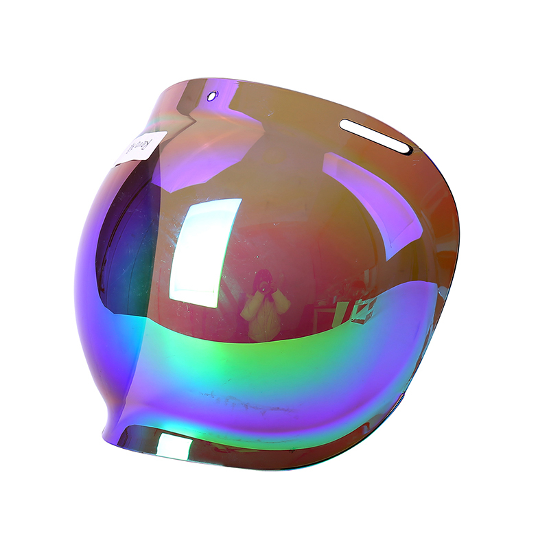 Visiera per casco moto universale Bubble Purple