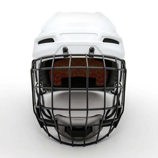 Casco da hockey su ghiaccio professionale per adulti personalizzato con gabbia