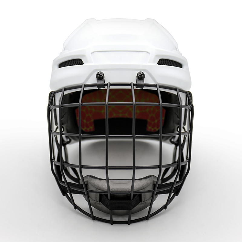 Casco da hockey su ghiaccio professionale per adulti personalizzato con gabbia