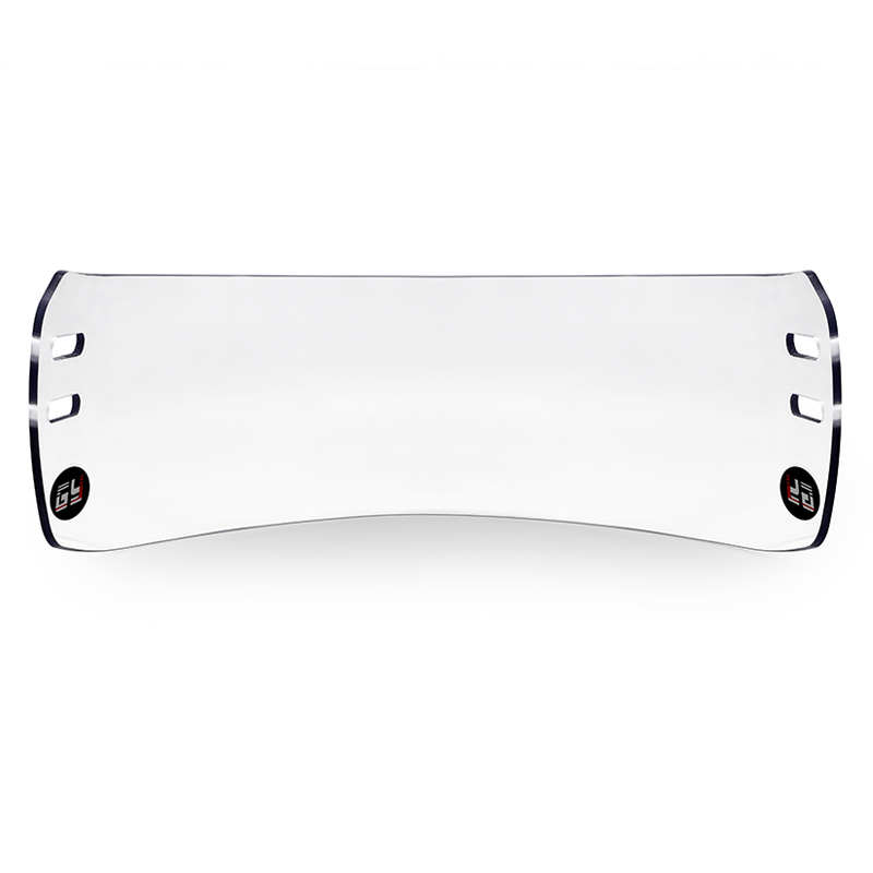 Visiera da hockey su ghiaccio HD con protezione antiappannamento e antigraffio