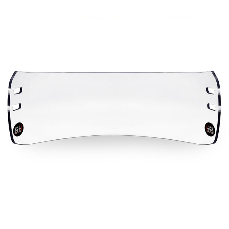 Visiera da hockey su ghiaccio HD con protezione antiappannamento e antigraffio