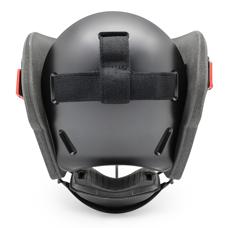 Maschera per il viso da hockey su prato di alta qualità con piastra posteriore